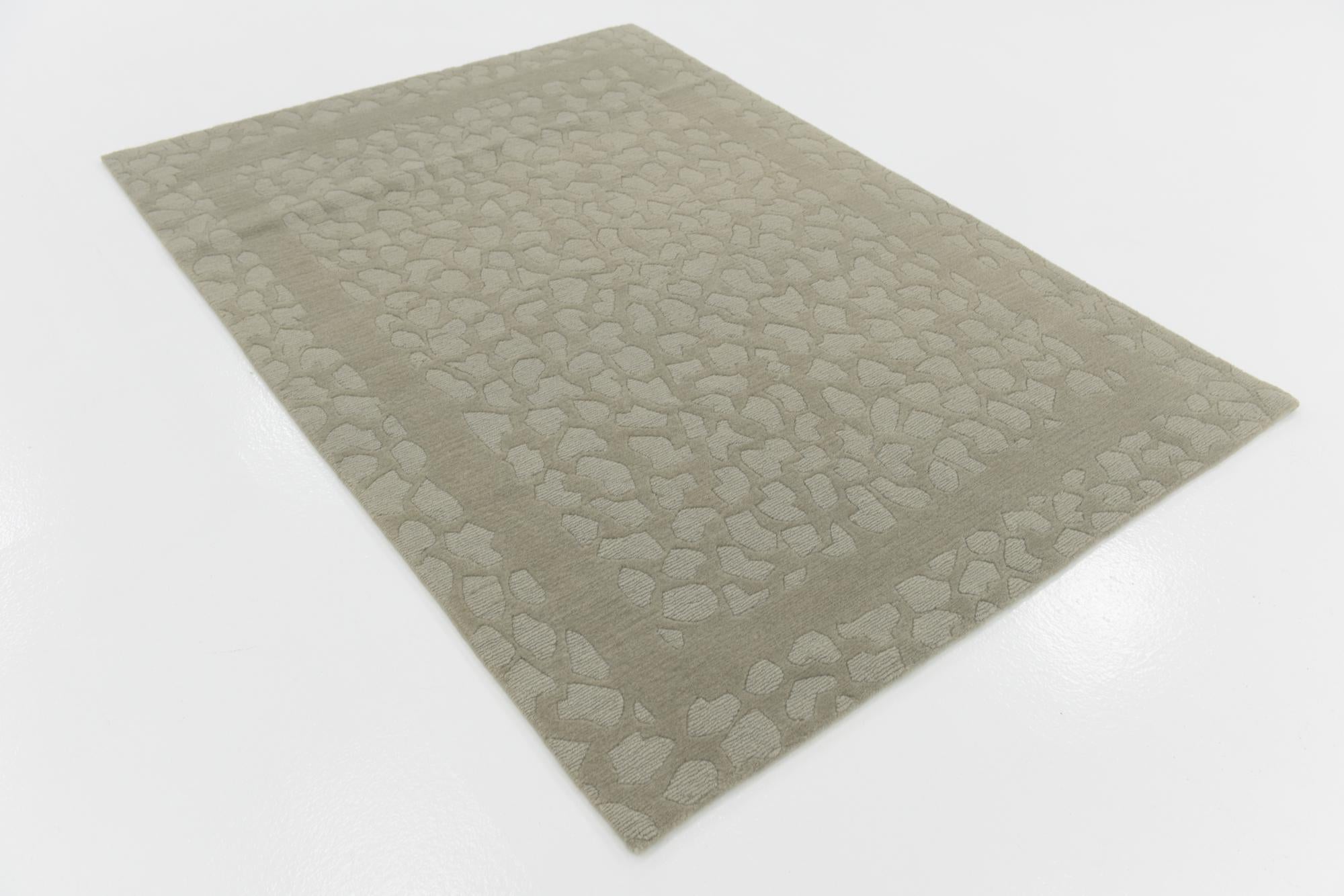 4' 8 x 6' 6 Hand Knotted Nepal Wool Rug