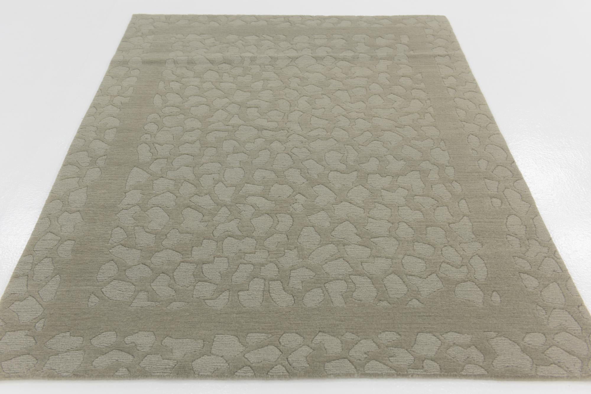 4' 8 x 6' 6 Hand Knotted Nepal Wool Rug