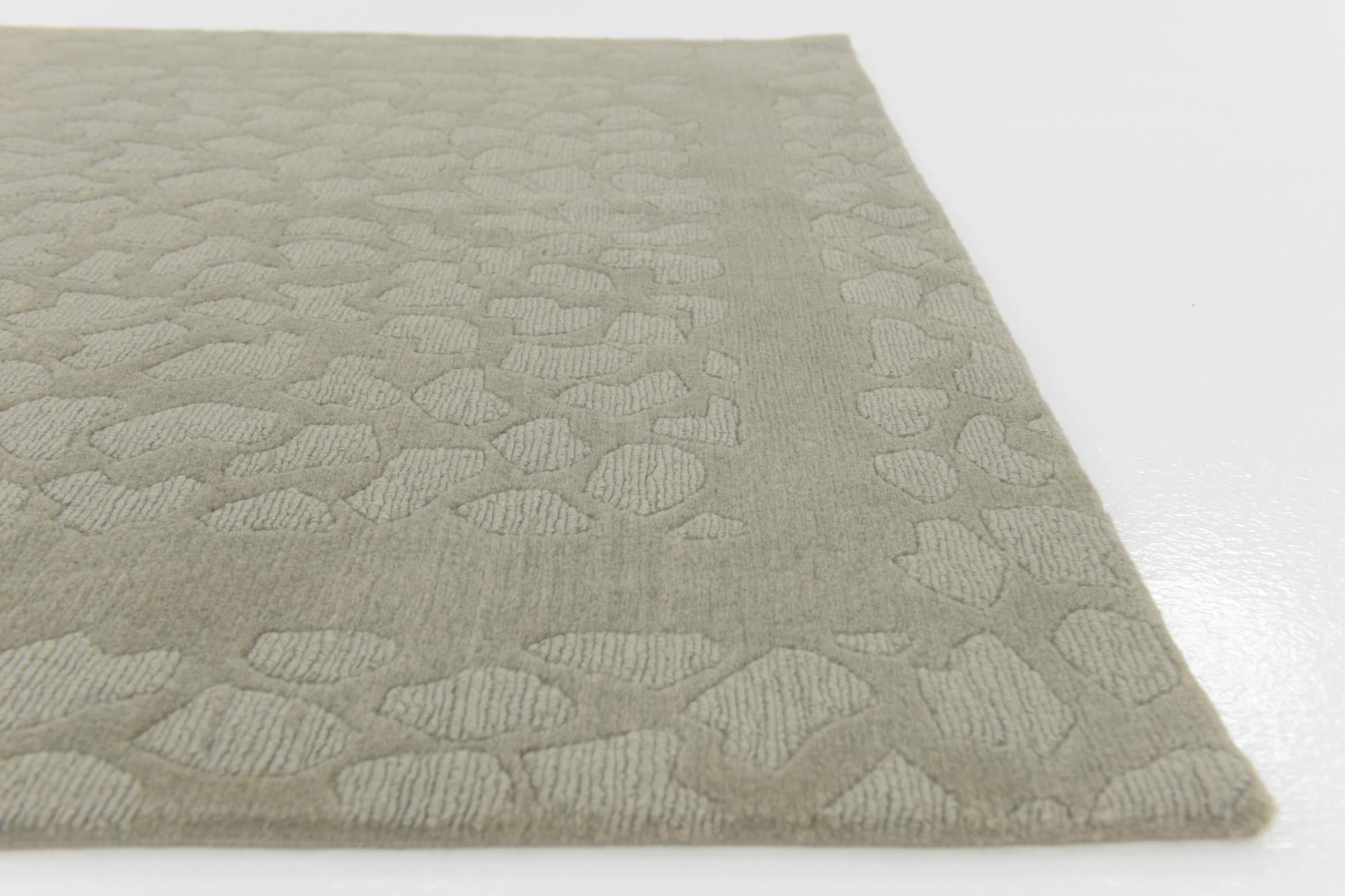 4' 8 x 6' 6 Hand Knotted Nepal Wool Rug