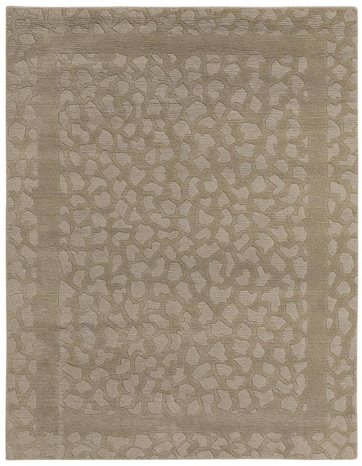 Detail image of 4' 8 x 6' 6 Hand Knotted Nepal Wool Rug