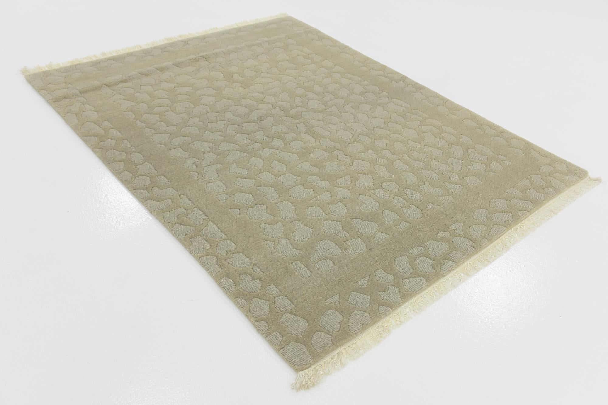5' x 6' 3 Hand Knotted Nepal Wool Rug