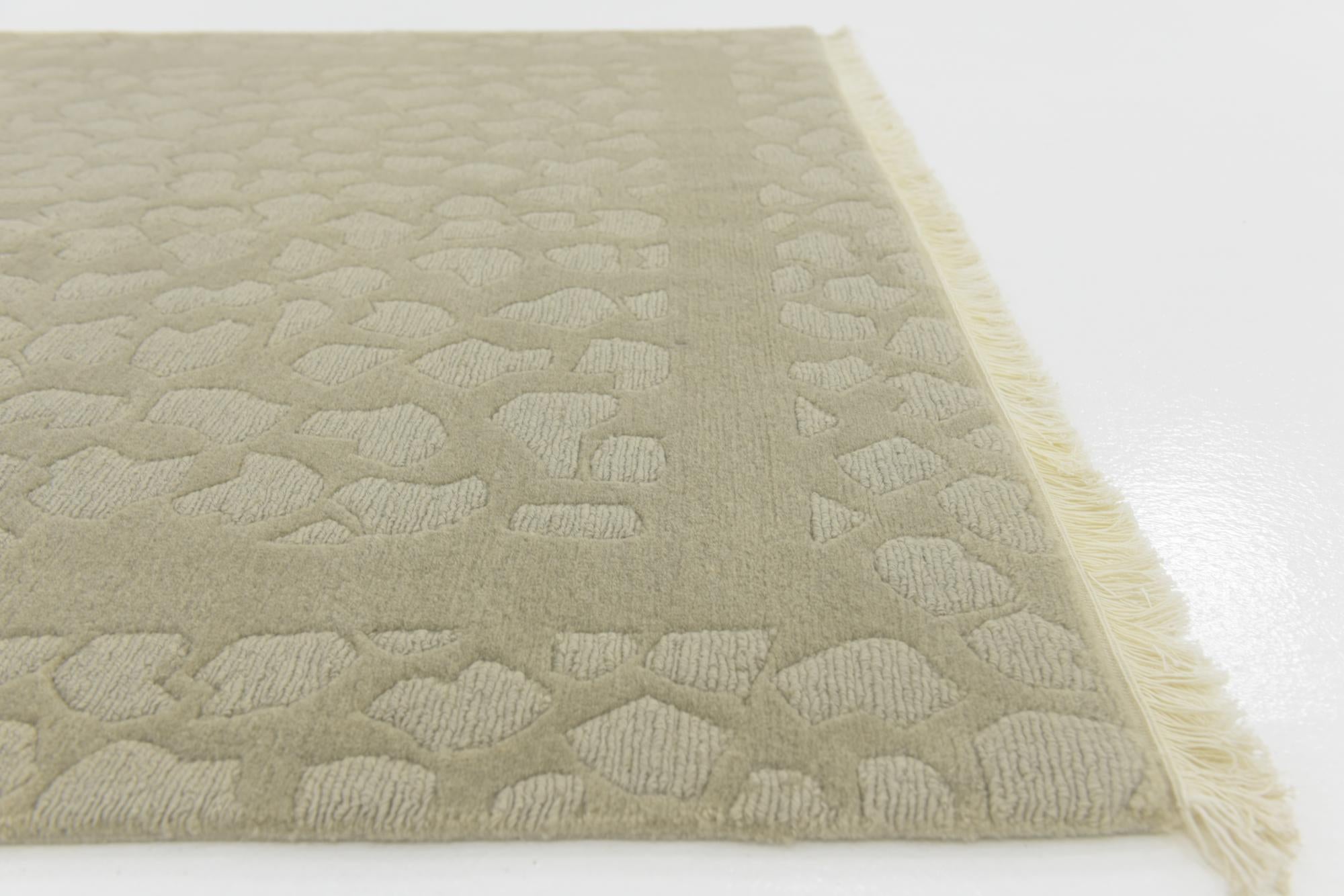 5' x 6' 3 Hand Knotted Nepal Wool Rug