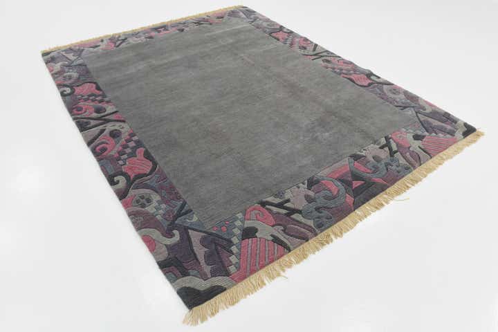 6' 8 x 8' 4 Hand Knotted Nepal Wool Rug