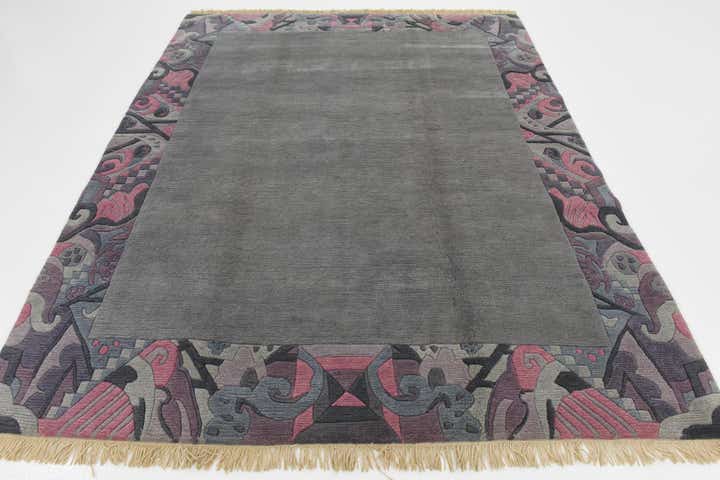 6' 8 x 8' 4 Hand Knotted Nepal Wool Rug