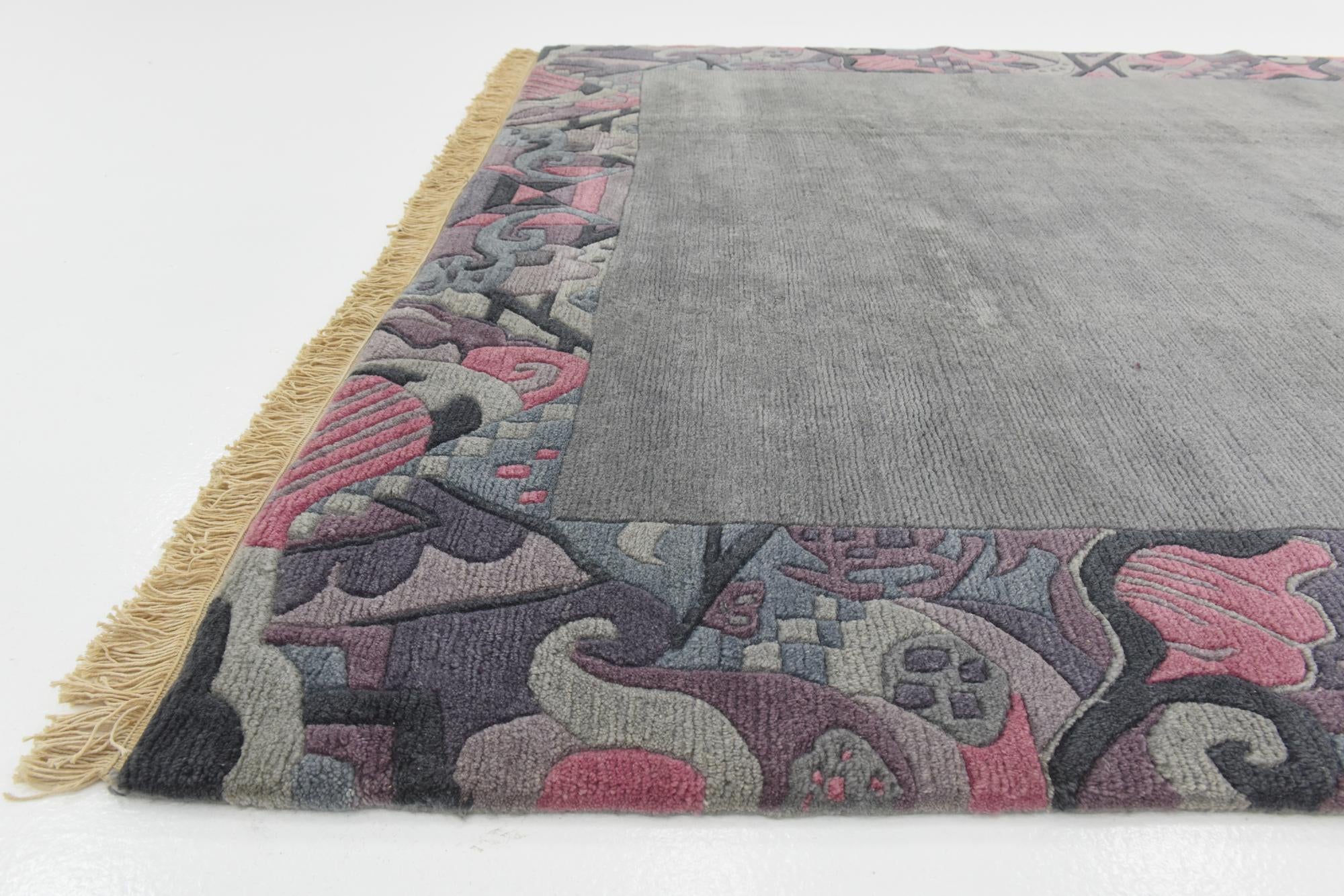 6' 8 x 8' 4 Hand Knotted Nepal Wool Rug