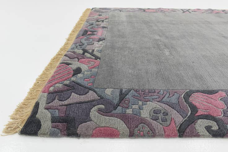Detail image of 6' 8 x 8' 4 Hand Knotted Nepal Wool Rug