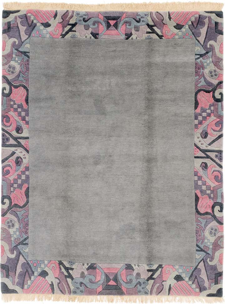 6' 8 x 8' 4 Hand Knotted Nepal Wool Rug