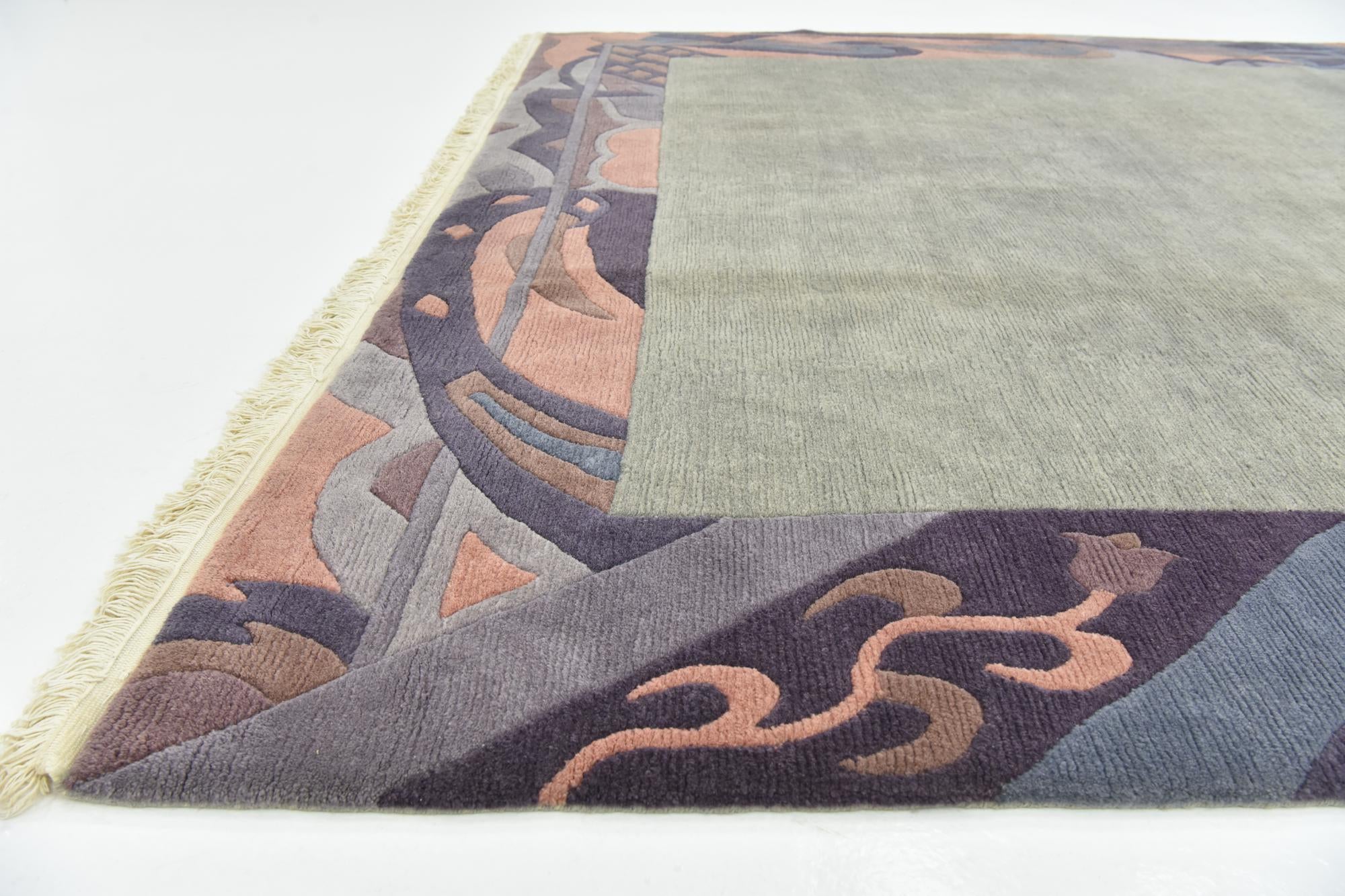 8' 3 x 11' 6 Hand Knotted Nepal Wool Rug