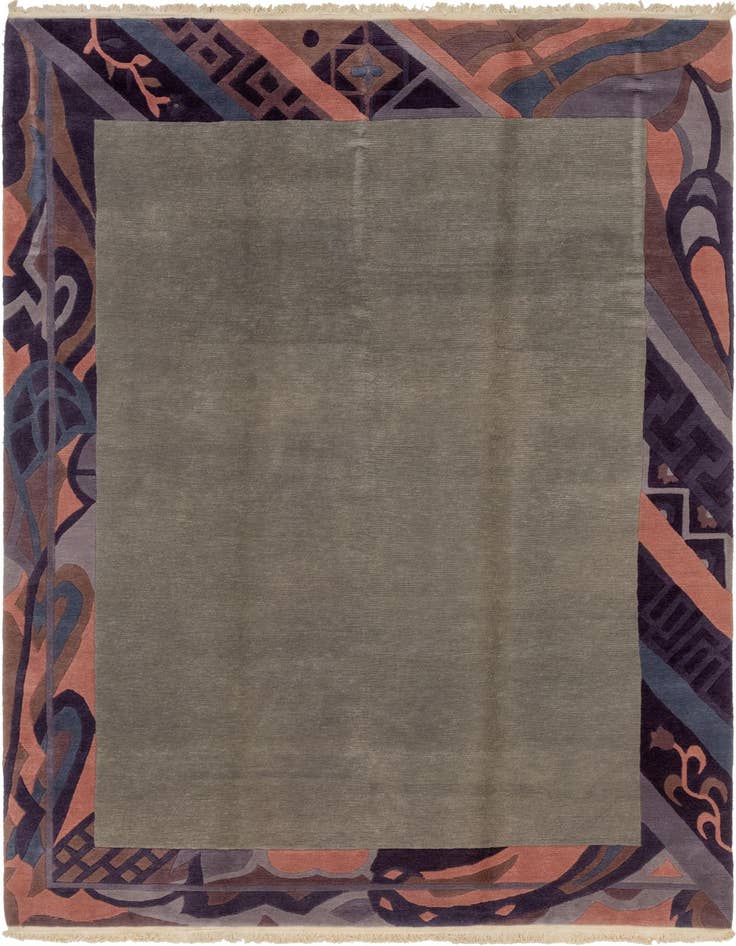 Detail image of 8' 3 x 11' 6 Hand Knotted Nepal Wool Rug
