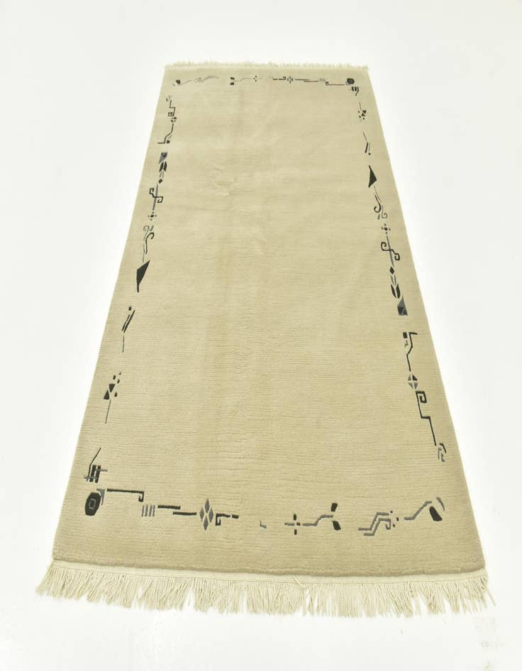 Detail image of 4' 8 x 6' 10 Hand Knotted Nepal Wool Rug