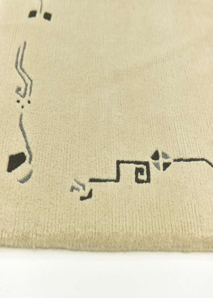 4' 8 x 6' 10 Hand Knotted Nepal Wool Rug