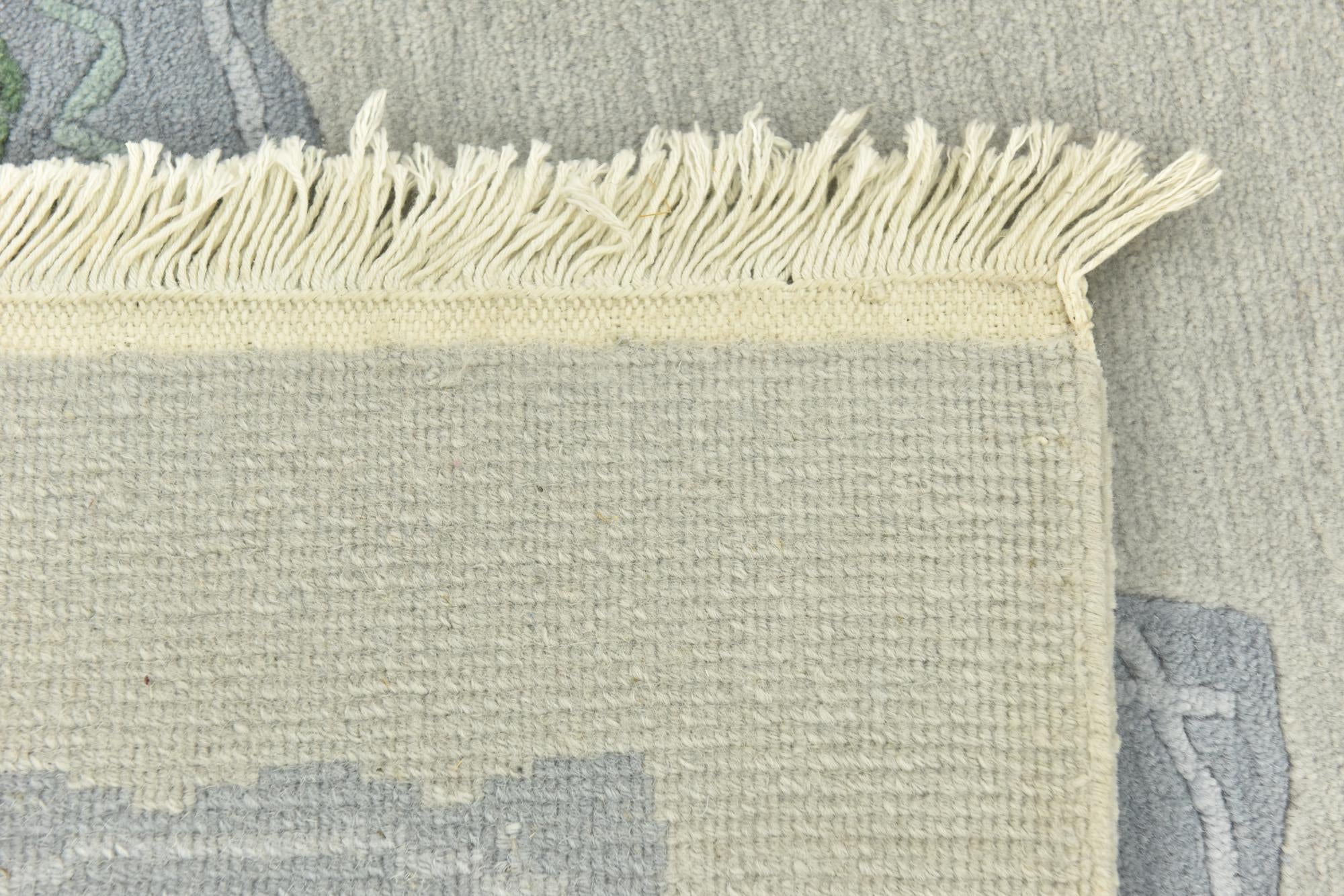 5' 8 x 7' 7 Hand Knotted Nepal Wool Rug