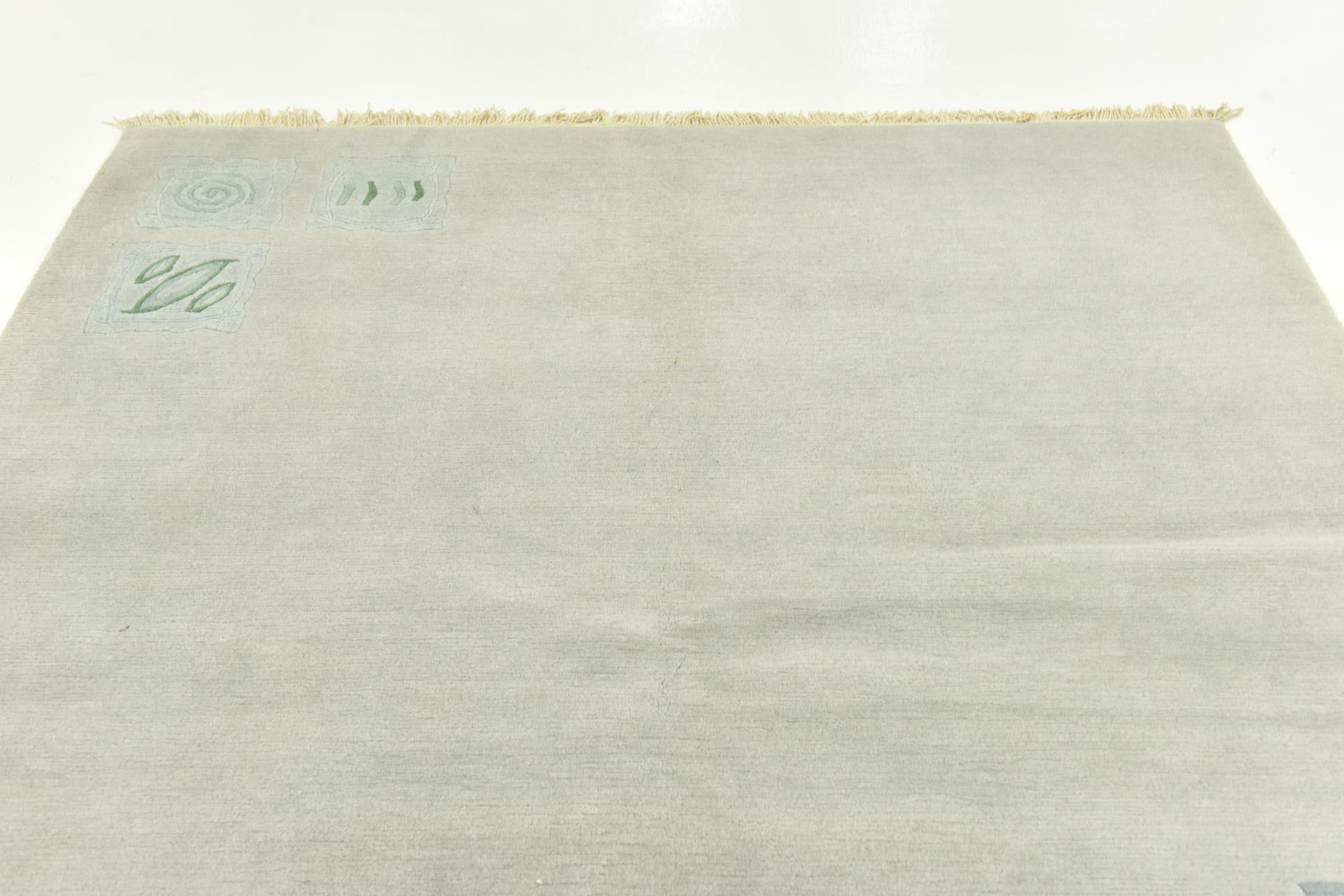 5' 8 x 7' 7 Hand Knotted Nepal Wool Rug