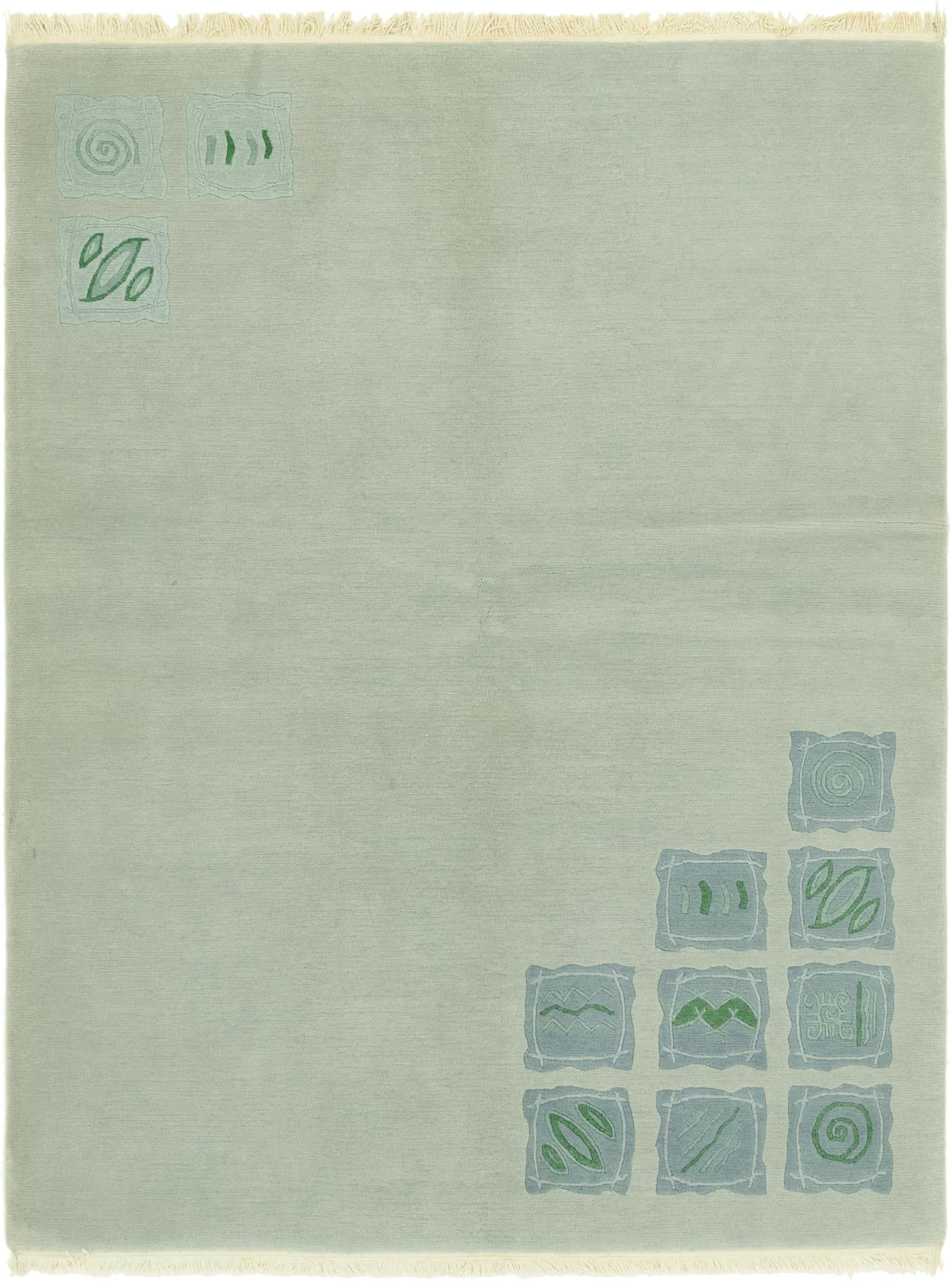 5' 8 x 7' 7 Hand Knotted Nepal Wool Rug