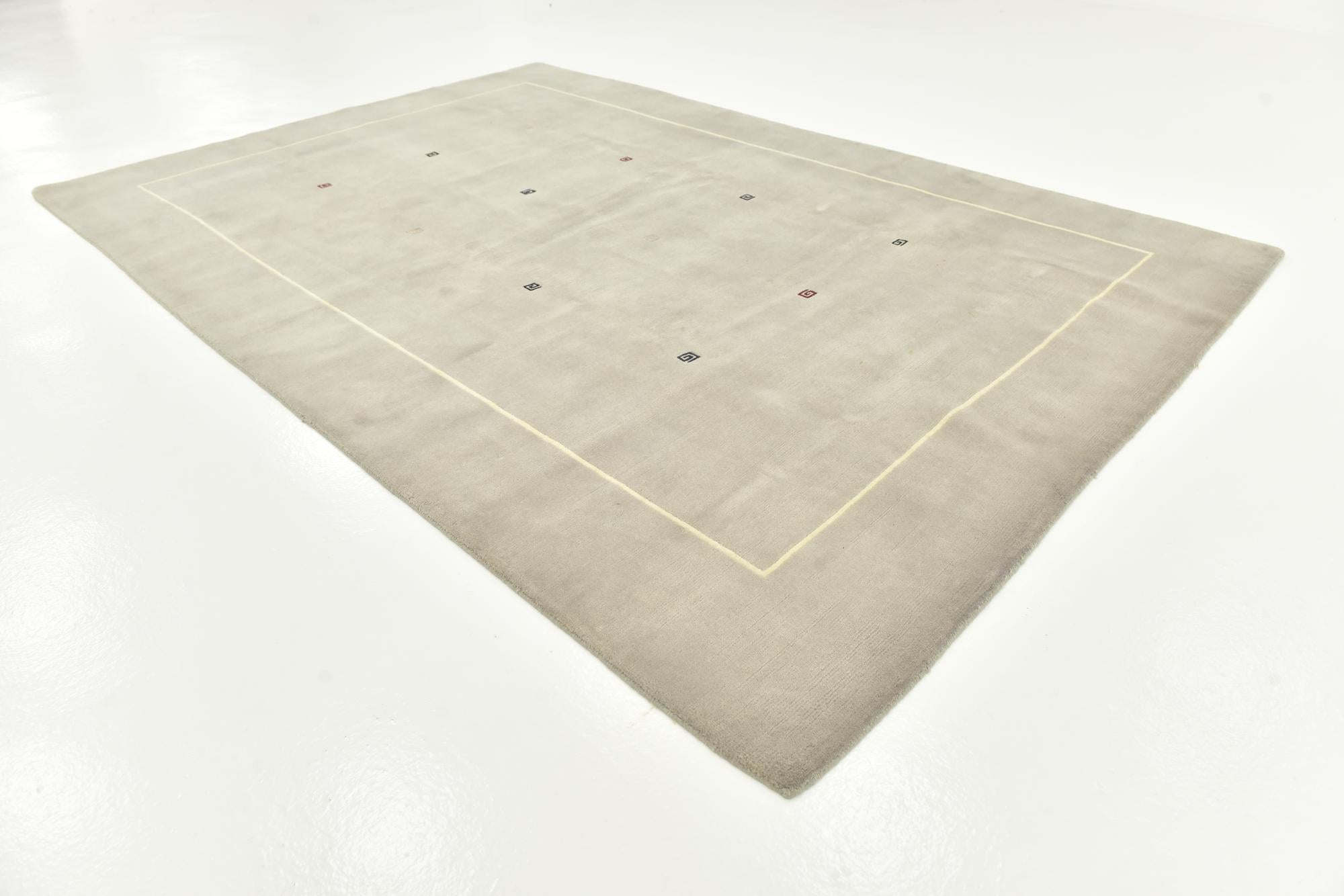 6' 8 x 9' 9 Hand Knotted Nepal Wool Rug