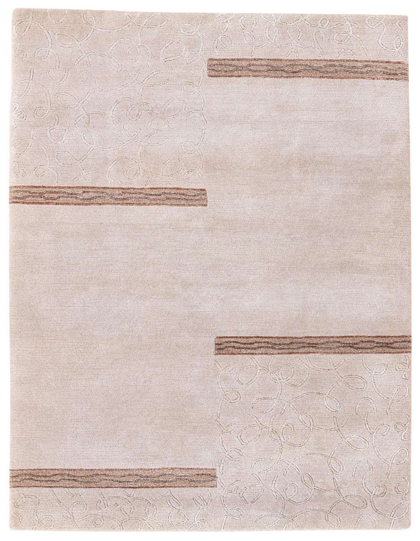 4' x 5' 10 Hand Knotted Nepal Rug