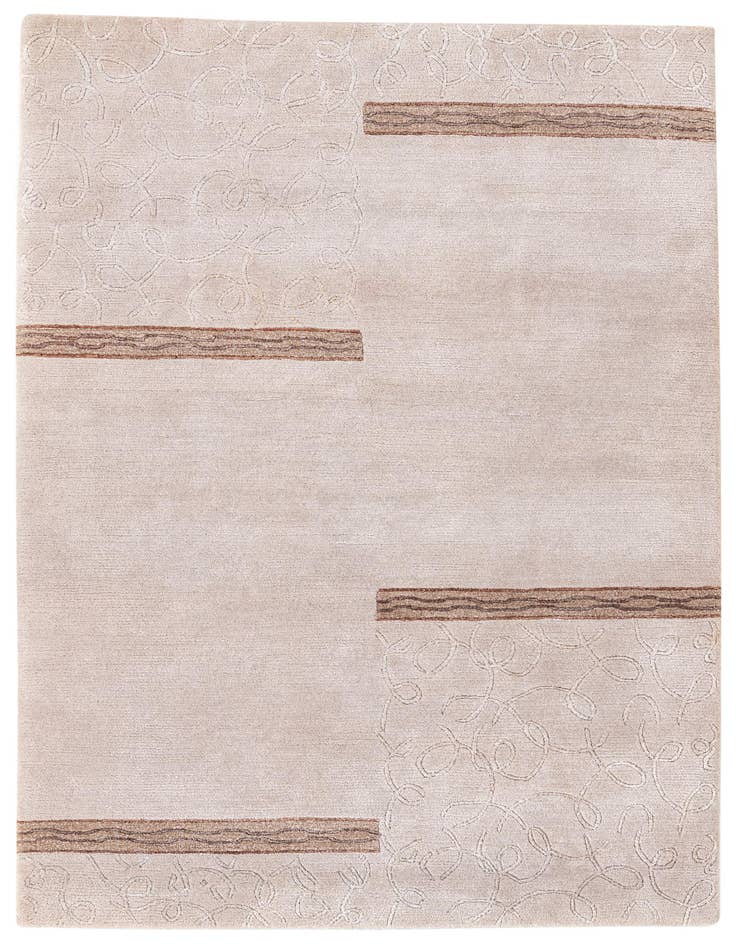 Detail image of 4' x 5' 10 Hand Knotted Nepal Rug