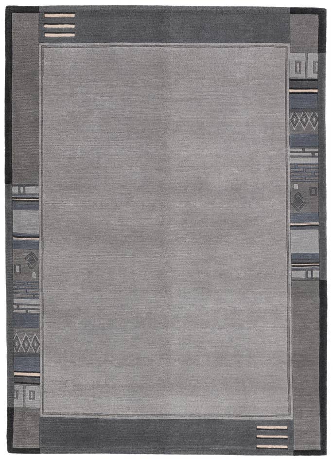 Detail image of 4' 8 x 6' 6 Hand Knotted Nepal Wool Rug
