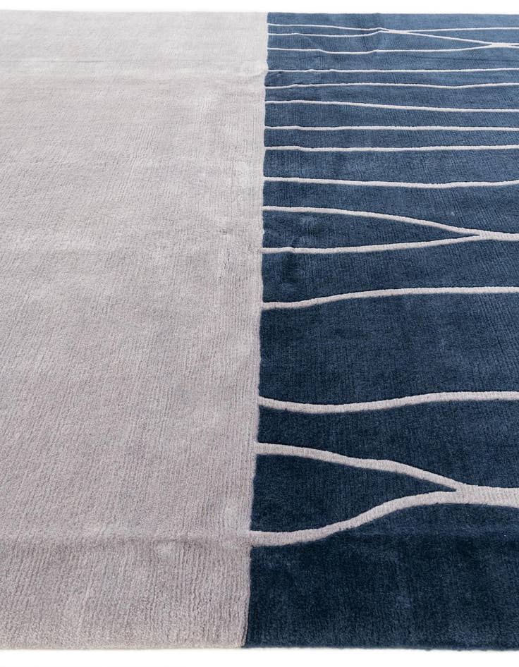 Detail image of 8' 4 x 10' 9  Hand Knotted Nepal Wool Rug