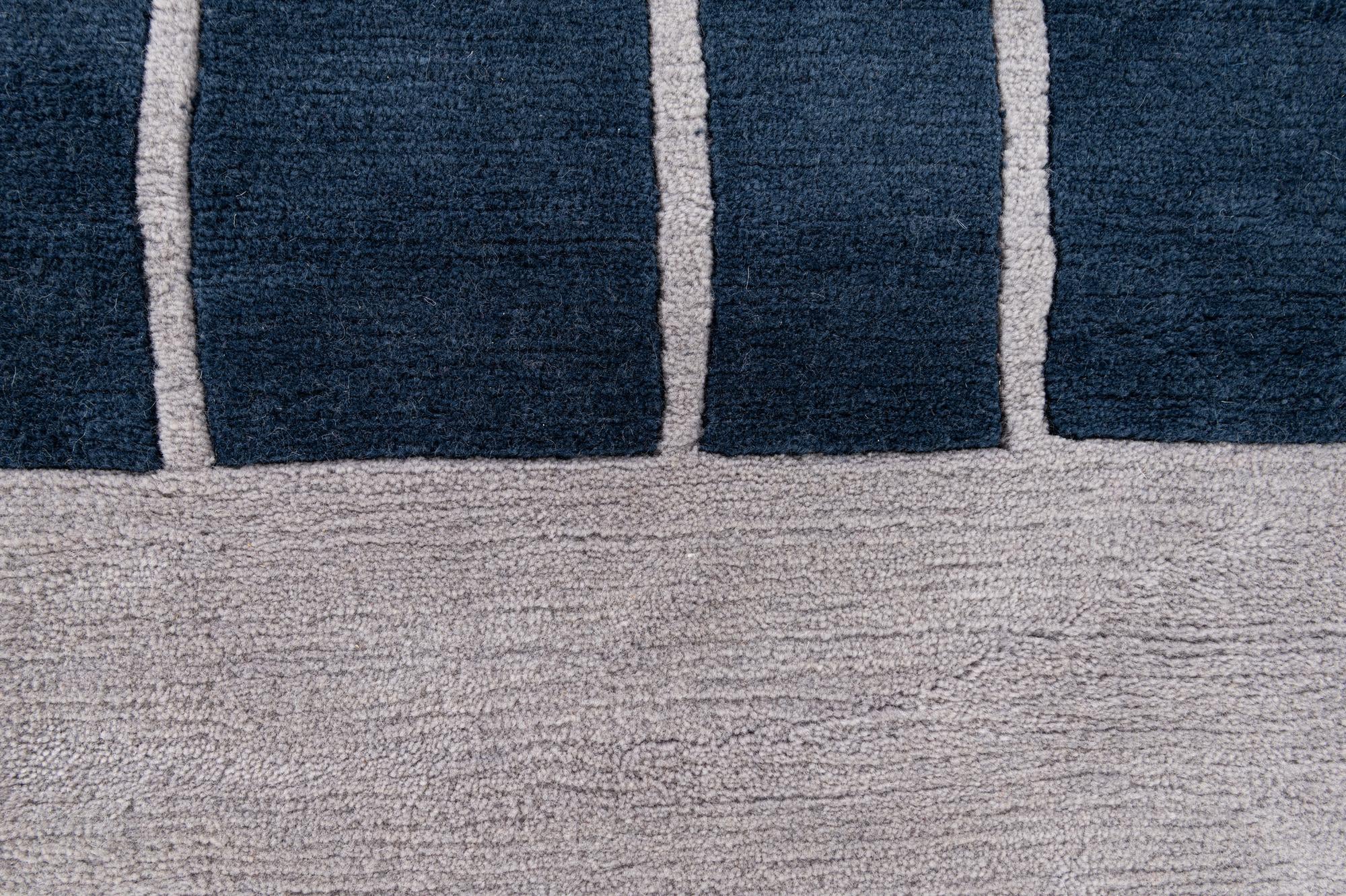 8' 4 x 10' 9 Hand Knotted Nepal Wool Rug