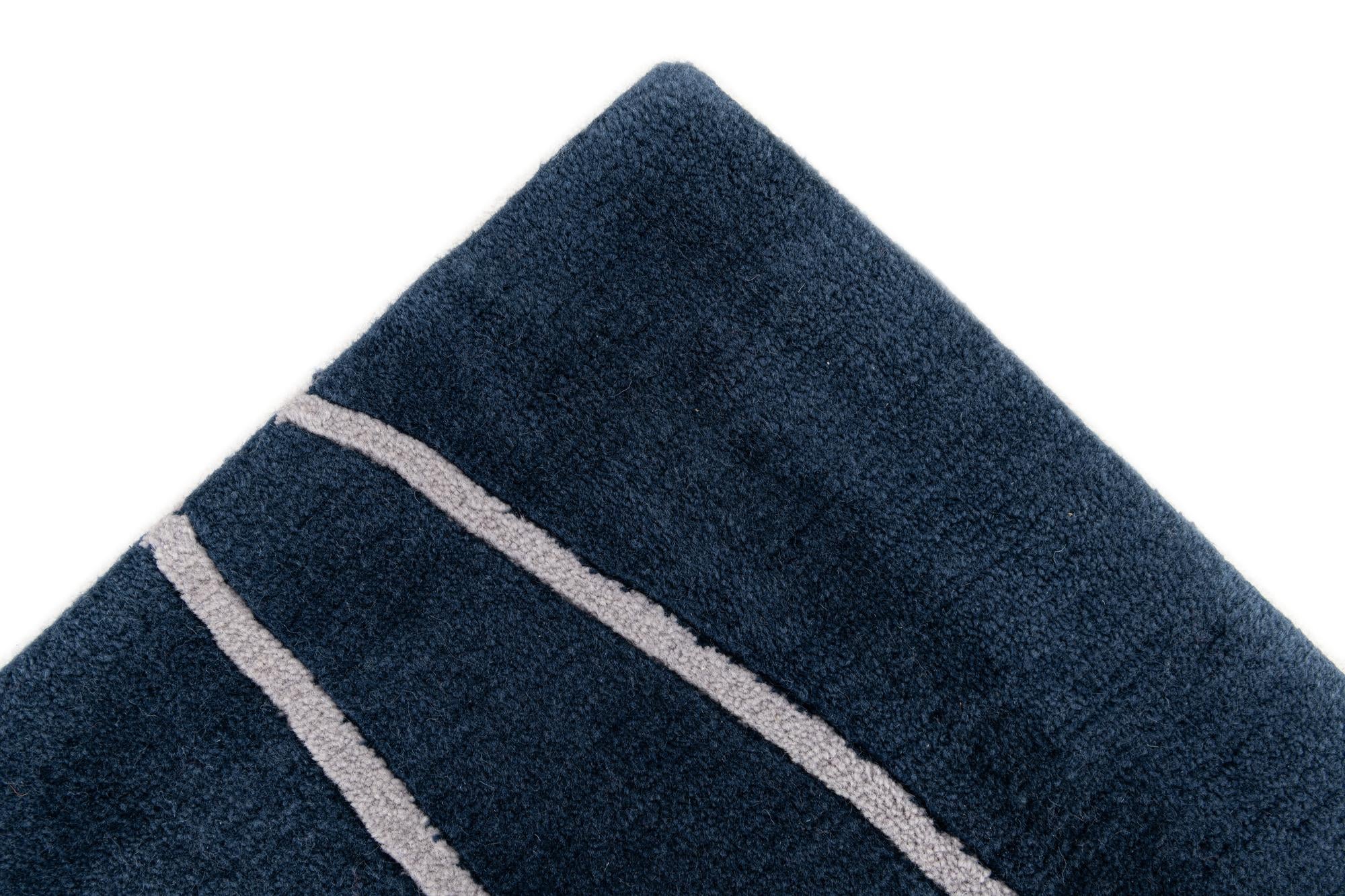 8' 4 x 10' 9 Hand Knotted Nepal Wool Rug