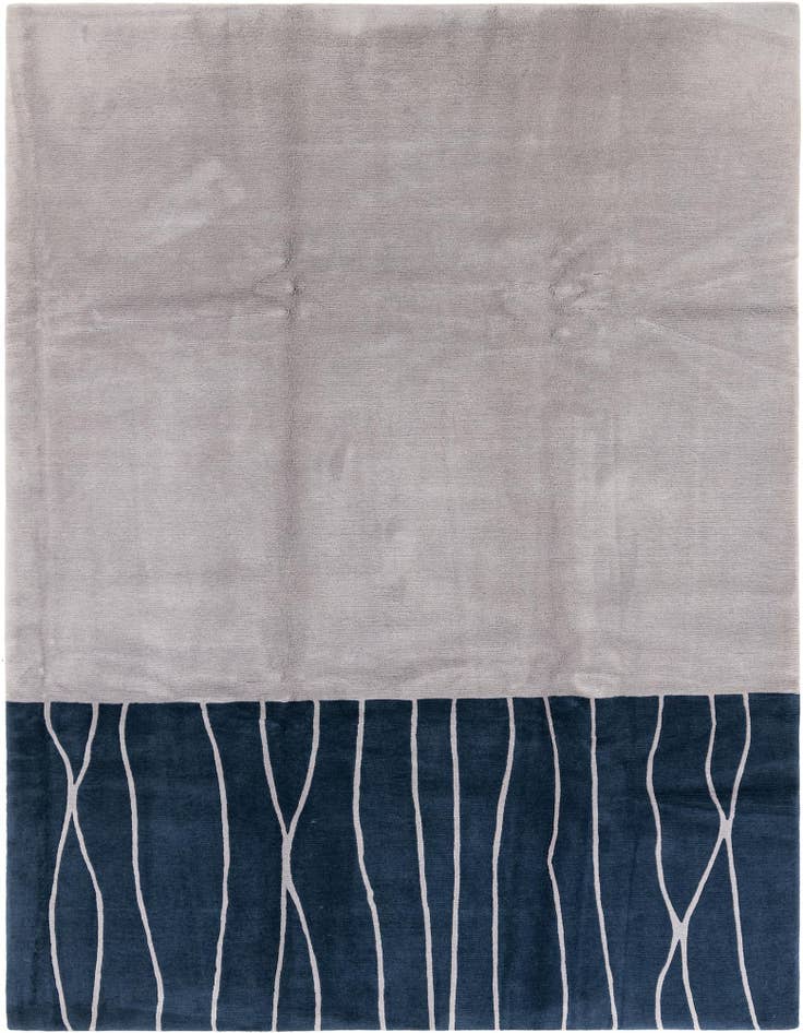 Detail image of 8' 4 x 10' 9 Hand Knotted Nepal Wool Rug