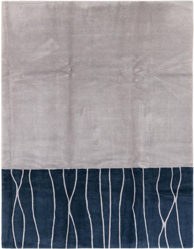 Detail image of 8' 4 x 10' 9 Hand Knotted Nepal Wool Rug
