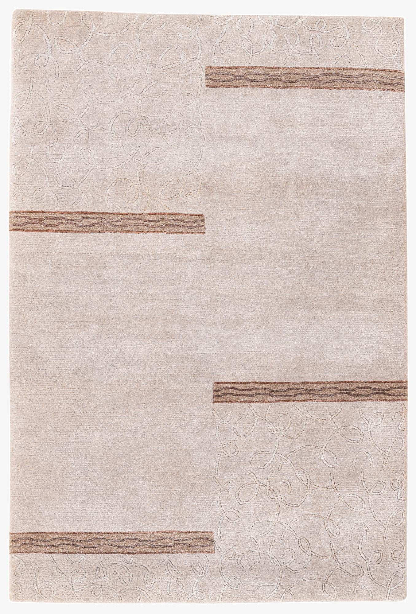 4' x 5' 10  Hand Knotted Nepal Rug