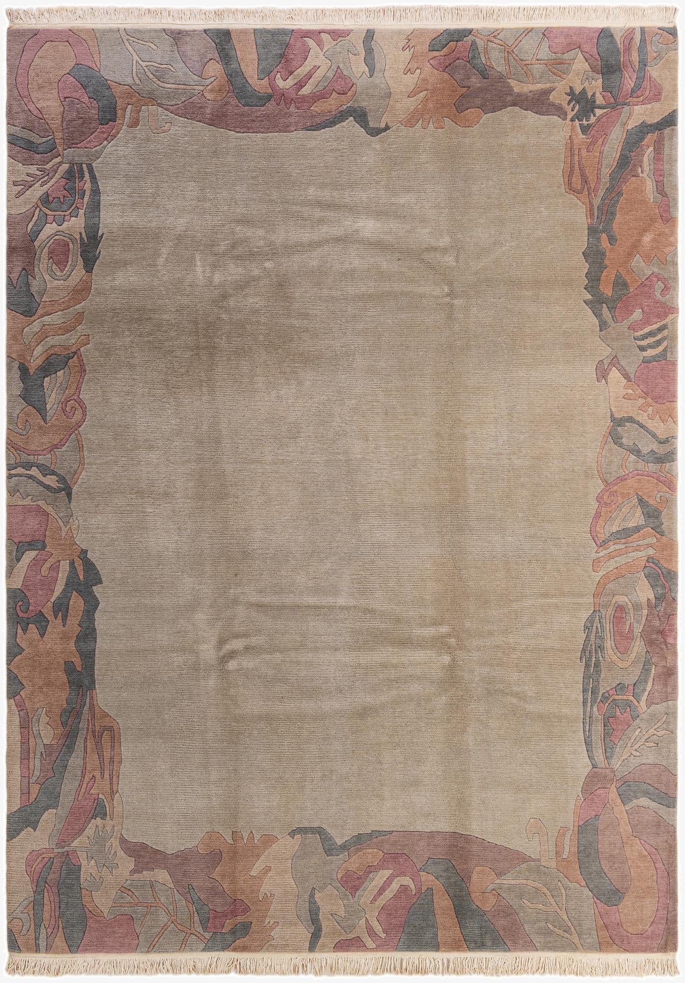 8' 4 x 11' 5  Hand Knotted Nepal Wool Rug