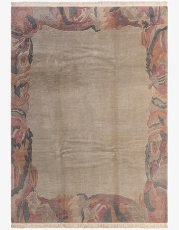 8' 4 x 11' 5 Hand Knotted Nepal Wool Rug
