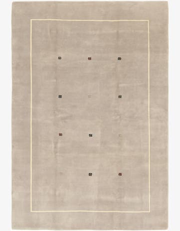 6' 8 x 9' 9 Hand Knotted Nepal Wool Rug