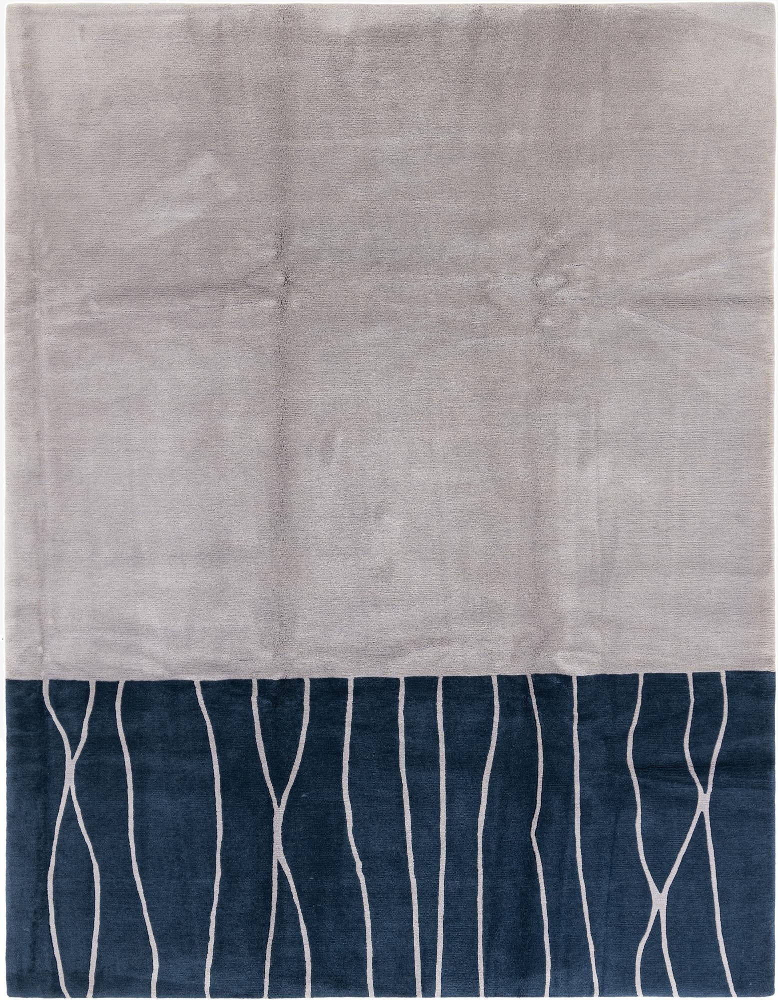 8' 4 x 10' 9  Hand Knotted Nepal Wool Rug