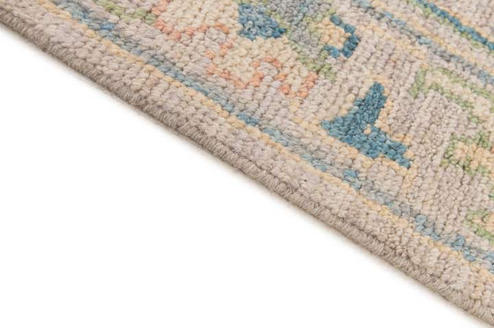 9' 2 x 11' 11 Hand Knotted Oushak Wool Rug