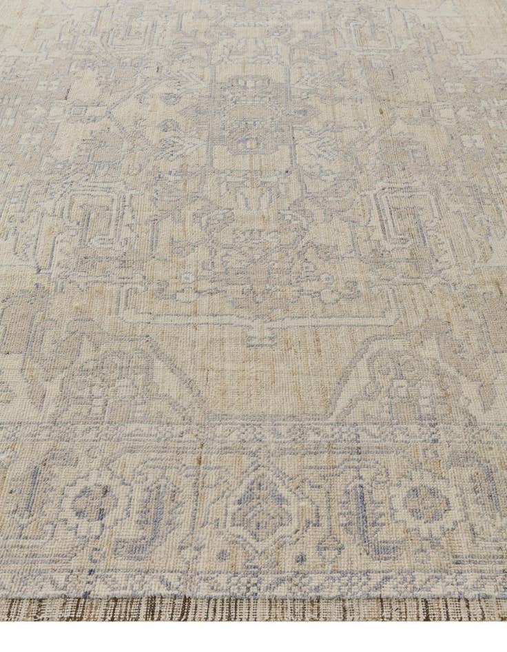 Detail image of 9' x 12' 4 Hand Knotted Oushak Wool Rug
