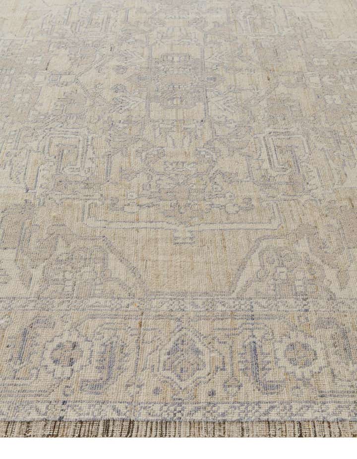 9' x 12' 4 Hand Knotted Oushak Wool Rug