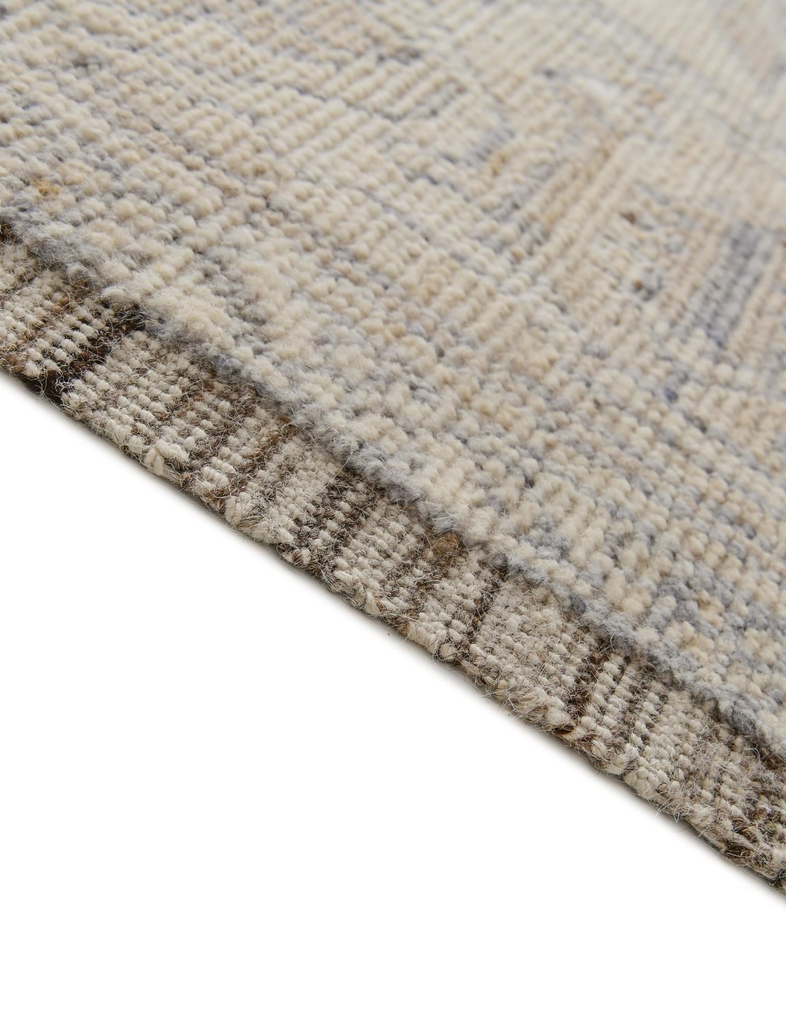 9' x 12' 4 Hand Knotted Oushak Wool Rug