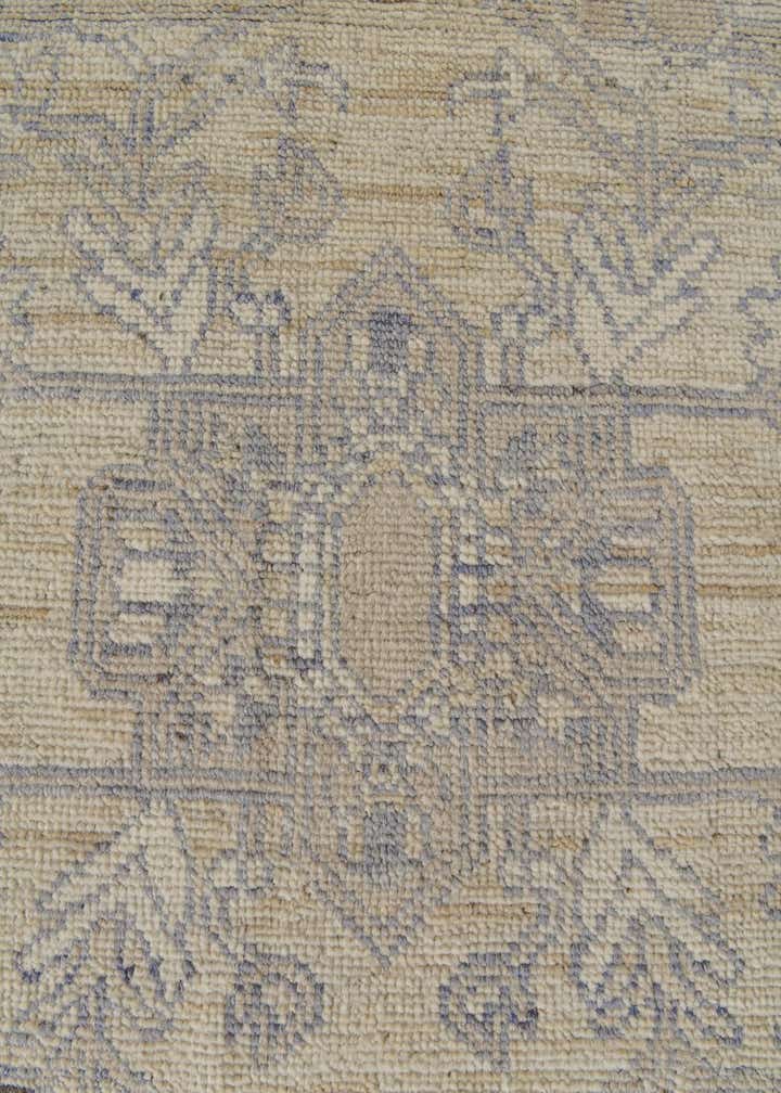 9' x 12' 4 Hand Knotted Oushak Wool Rug