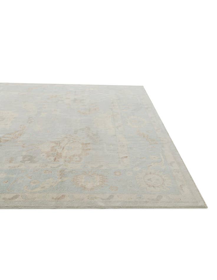Detail image of 10' 5 x 13' 10 Hand Knotted Oushak Wool Rug