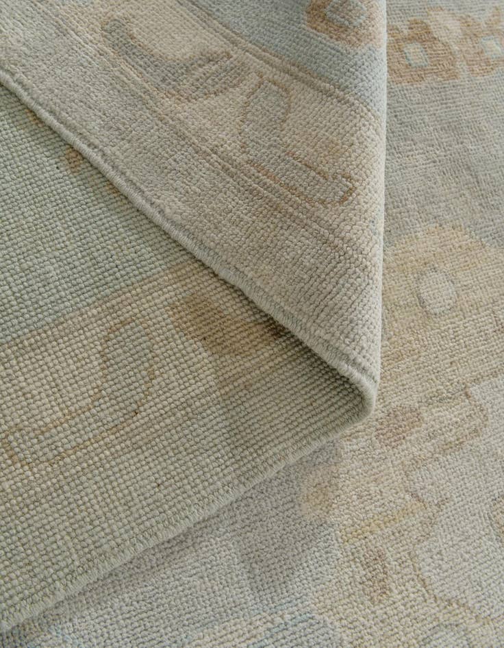 Detail image of 10' 5 x 13' 10  Hand Knotted Oushak Wool Rug