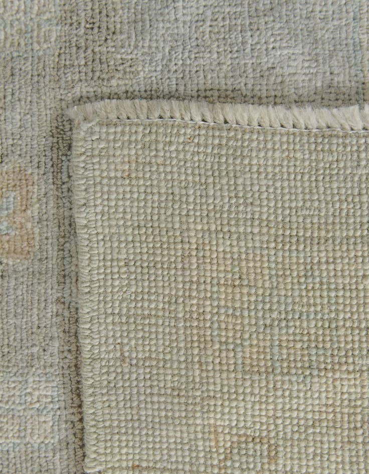 Detail image of 10' 5 x 13' 10  Hand Knotted Oushak Wool Rug