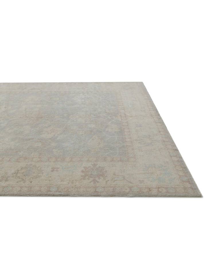 Detail image of 9' 10 x 13' 10 Hand Knotted Oushak Wool Rug