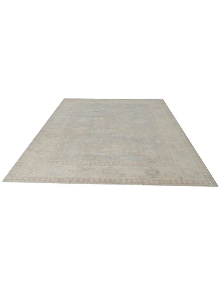 9' 10 x 13' 10 Hand Knotted Oushak Wool Rug