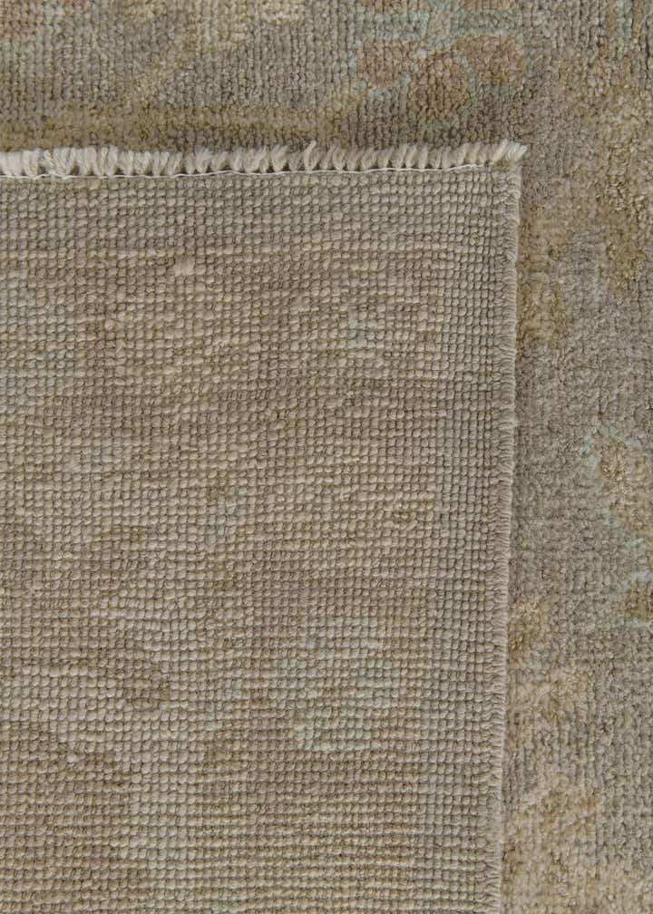 9' 10 x 13' 10 Hand Knotted Oushak Wool Rug