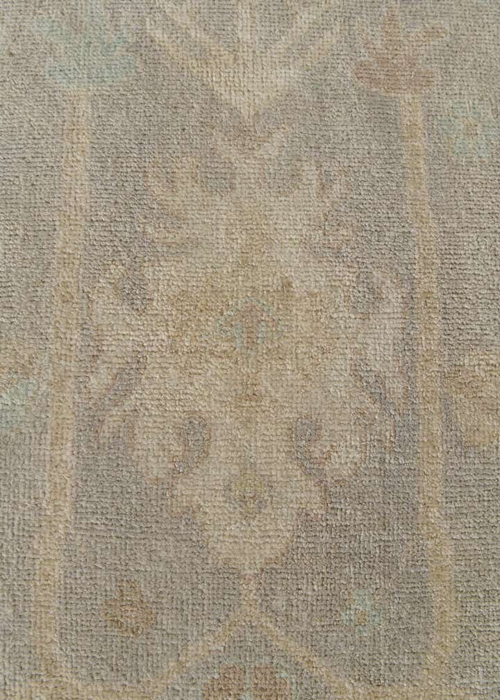 9' 10 x 13' 10 Hand Knotted Oushak Wool Rug