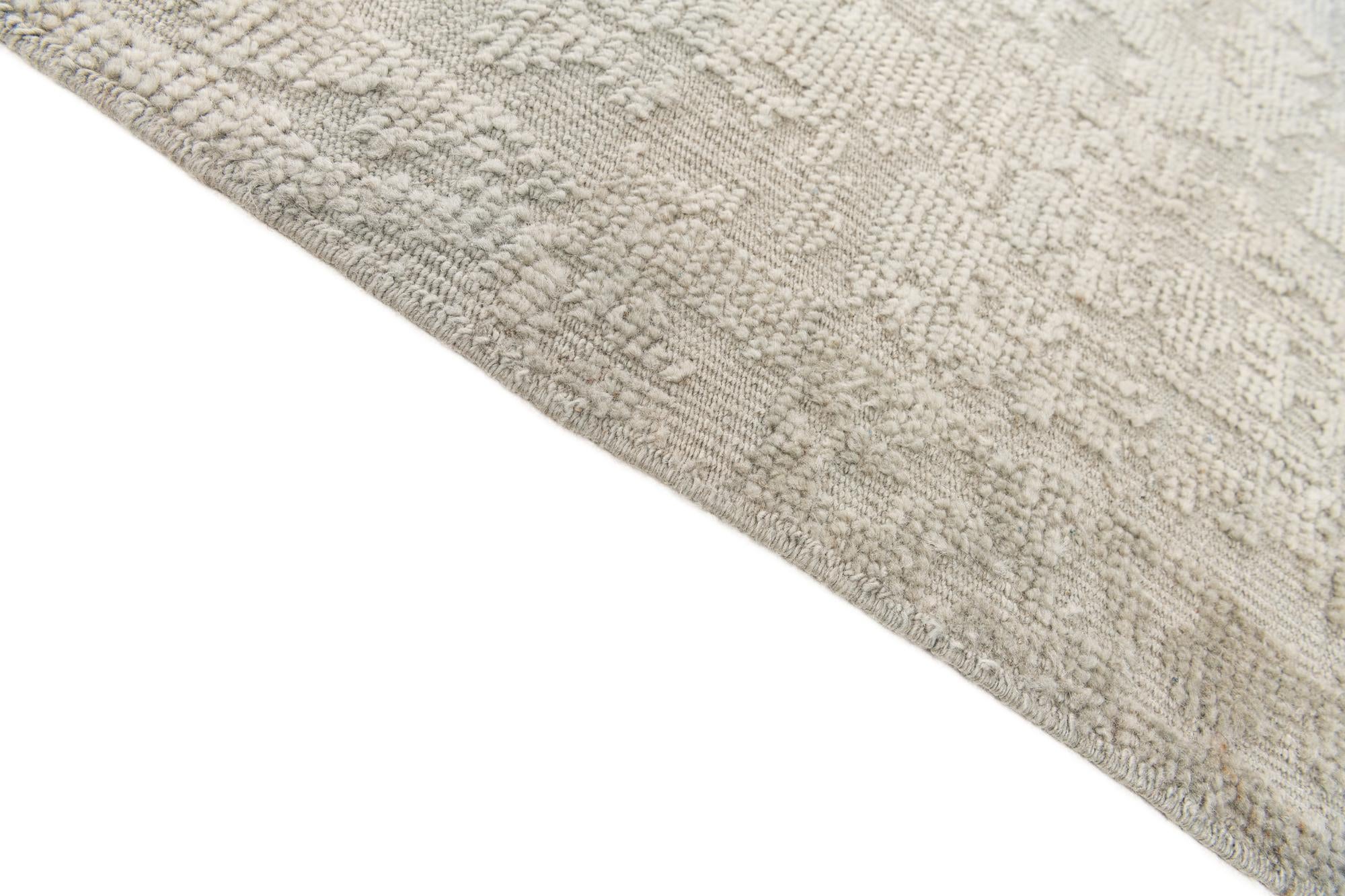 8' 10 x 12' 6 Hand Knotted Oushak Wool Rug