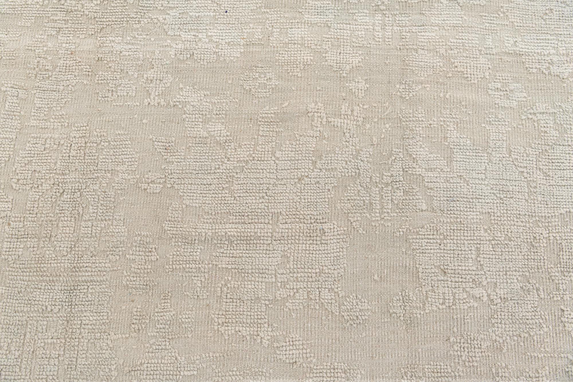 8' 10 x 12' 6 Hand Knotted Oushak Wool Rug
