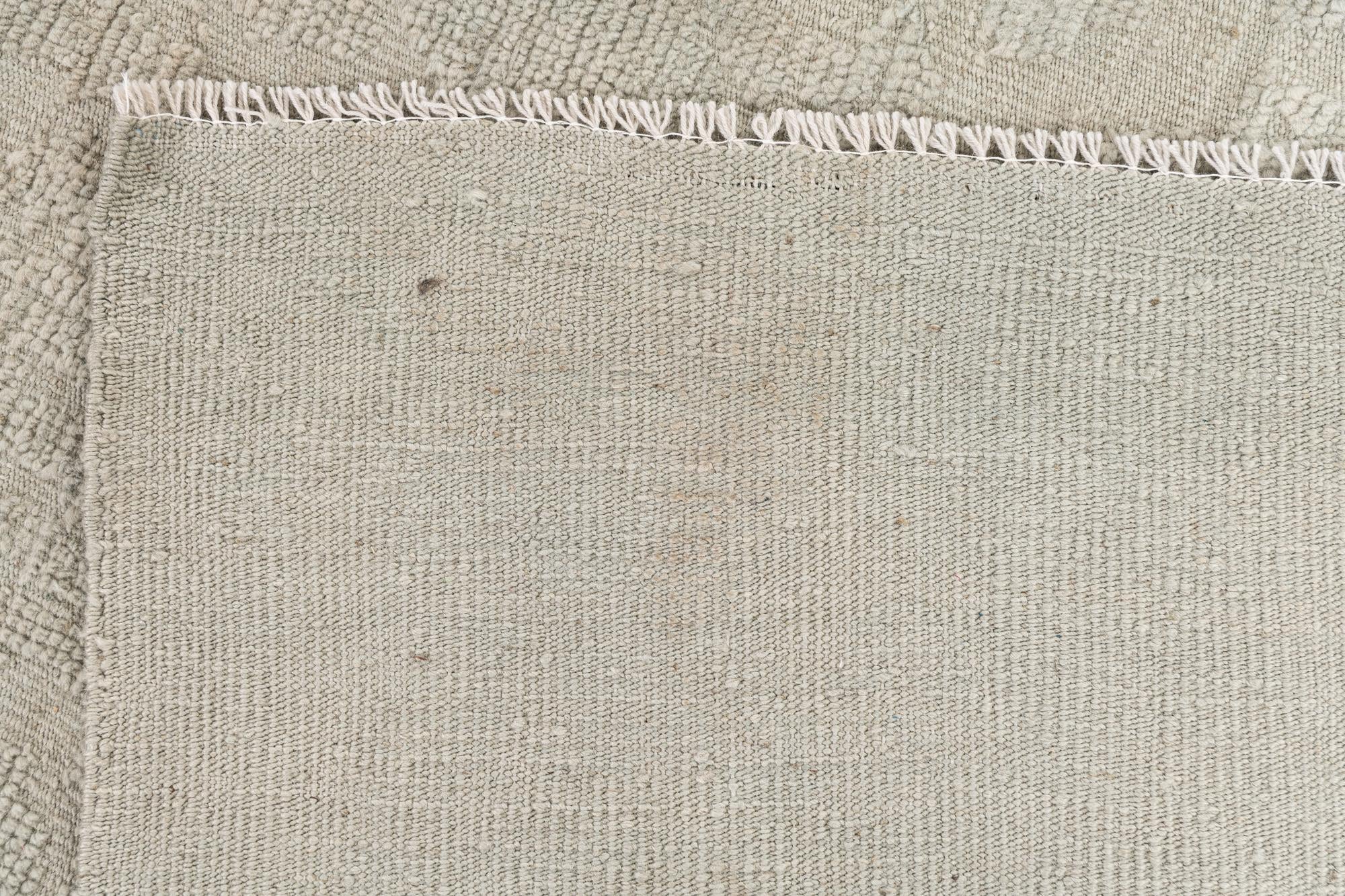8' 10 x 12' 6 Hand Knotted Oushak Wool Rug