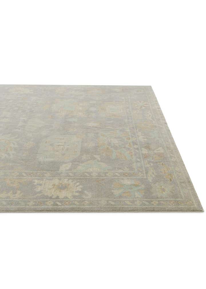 8' x 9' 11 Hand Knotted Oushak Wool Rug