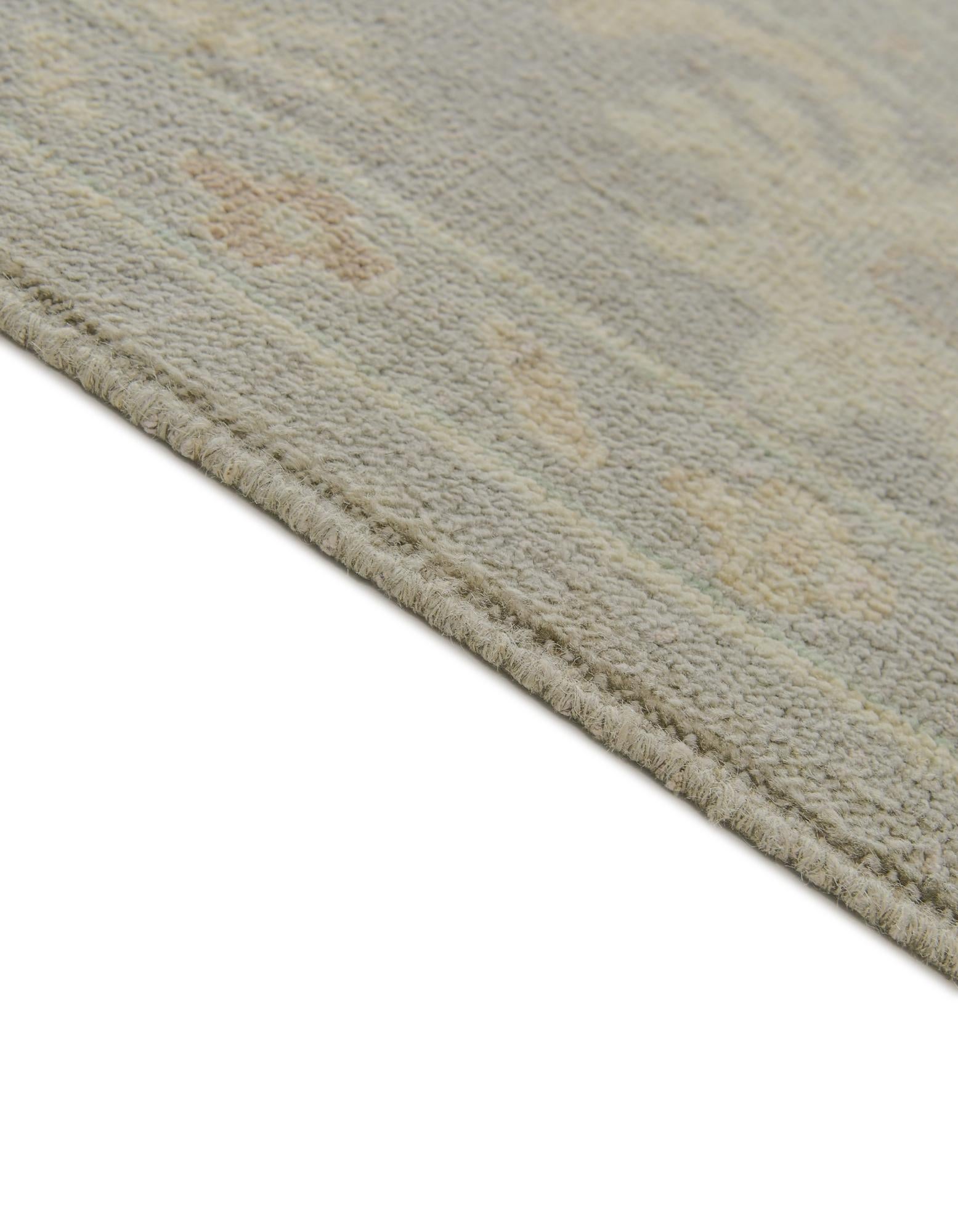 8' x 9' 11 Hand Knotted Oushak Wool Rug