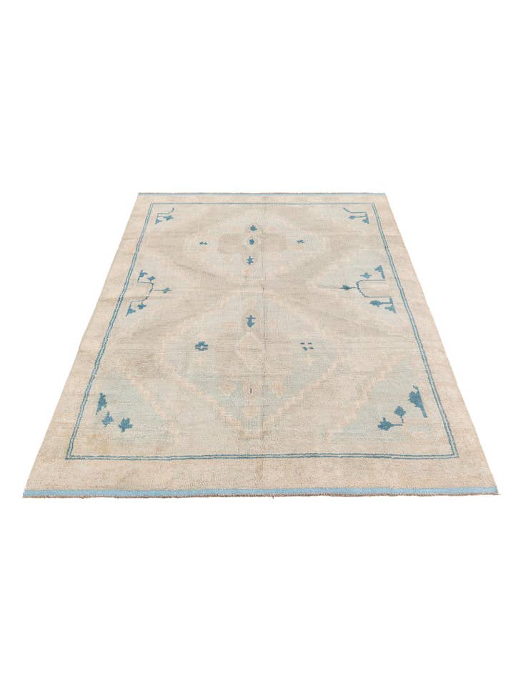 Detail image of 7' 9 x 10' 3 Hand Knotted Oushak Wool Rug